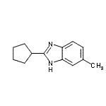 CAS 登录号：221548-36-3， 2-环戊基-5-甲基-1H-苯并咪唑
