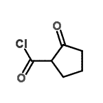 CAS 登录号：22158-77-6， 2-氧代环戊烷羰基氯化物