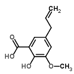 CAS#: 2216-99-1, 5-Allyl-2-Hydroxy-3-Methoxybenzoic Acid