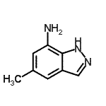 CAS 登录号：221681-90-9， 5-甲基-1H-吲唑-7-胺
