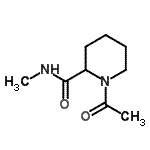 CAS 登录号：221690-21-7， 1-乙酰基-N-甲基-2-哌啶甲酰胺