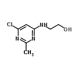 CAS 登录号：22177-97-5， 2-[(6-氯-2-甲基-4-嘧啶基)氨基]乙醇