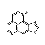 CAS 登录号：222187-13-5， 1H-[1,3]苯并噻唑并[4,5,6-Ij][2,7]萘啶