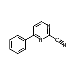 CAS 登录号：22220-27-5， 4-苯基-2-嘧啶甲腈