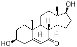 CAS 登录号：2226-65-5， (3beta,17beta)-3,17-二羟基雄甾-5-烯-7-酮