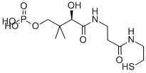 CAS 登录号：2226-71-3， D-泛酰巯基乙胺 4'-磷酸酯