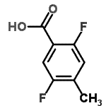 CAS 登录号：223382-10-3， 2,5-二氟-4-甲基苯甲酸