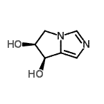 CAS 登录号：223410-27-3， (6S,7R)-6,7-二氢-5H-吡咯并[2,1-e]咪唑-6,7-二醇