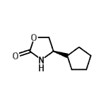 CAS 登录号：223473-37-8， (4R)-4-环戊基-1,3-恶唑烷-2-酮