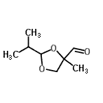 CAS 登录号：223520-62-5， 2-异丙基-4-甲基-1,3-二氧戊环-4-甲醛