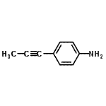 CAS 登录号：223562-47-8， 4-(1-丙炔-1-基)苯胺
