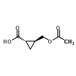 CAS 登录号：223800-41-7， (1S,2S)-2-(乙酰氧基甲基)环丙烷羧酸