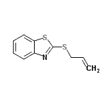 CAS 登录号：22388-07-4， 2-(烯丙基硫基)-1,3-苯并噻唑