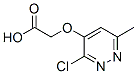 CAS 登录号：22390-55-2， 2-(3-氯-6-甲基-哒嗪-4-基)氧基乙酸