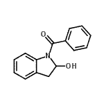 CAS 登录号：22397-24-6， (2-羟基-2,3-二氢-1H-吲哚-1-基)(苯基)甲酮