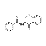CAS 登录号：22406-52-6， N-(4-氧代-3,4-二氢-2H-苯并吡喃-3-基)苯甲酰胺