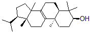 CAS 登录号：22415-20-9， (3S,5S,10S,13R,17R)-4,4,10,13,14-五甲基-17-丙-2-基-2,3,5,6,7,11,12,15,16,17-十氢-1H-环戊二烯并[a]菲-3-醇