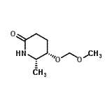 CAS 登录号：224184-14-9， (5S,6S)-5-(甲氧基甲氧基)-6-甲基-2-哌啶酮