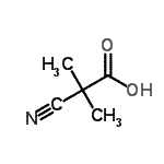 CAS 登录号：22426-30-8， 2-氰基-2-甲基丙酸