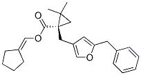 CAS 登录号：22431-62-5， (1R,3R)-3-(环戊基亚基甲基)-2,2-二甲基-环丙烷羧酸 [5-(苯基甲基)-3-呋喃基]甲基酯