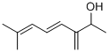 CAS 登录号：22451-63-4， (E)-7-甲基-3-亚甲基辛-4,6-二烯-2-醇