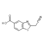 CAS 登录号：224947-53-9， 2-(氰基甲基)-1,3-苯并噻唑-5-羧酸