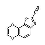 CAS 登录号：225242-20-6， [1,4]二恶英并[2,3-g][1,3]苯并噻唑-2-甲腈