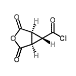 CAS 登录号：22538-64-3， (1R,5S,6R)-2,4-二氧代-3-氧杂双环[3.1.0]己烷-6-甲酰氯