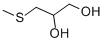 CAS 登录号：22551-26-4， 3-(甲硫基)-1,2-丙烷二醇