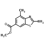 CAS 登录号：225525-63-3， 甲基2-氨基-4-甲基-1,3-苯并噻唑-6-羧酸酯