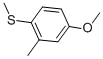 CAS#: 22583-04-6, 4-Methoxy-2-Methyl-1-Methylsulfanyl-Benzene