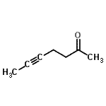 CAS 登录号：22592-18-3， 5-庚炔-2-酮