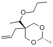 CAS#: 22644-68-4, 5alpha-Allyl-2beta-Methyl-5beta-(1-Propoxyethyl)-1,3-Dioxane