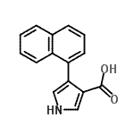 CAS 登录号：226930-29-6， 4-(1-萘基)-1H-吡咯-3-羧酸