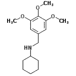 CAS 登录号：227017-78-9， N-(3,4,5-三甲氧基苄基)环己胺