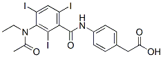 CAS 登录号：22708-43-6， 2-[4-[[3-(乙酰基-乙基-氨基)-2,4,6-三碘-苯甲酰基]氨基]苯基]乙酸