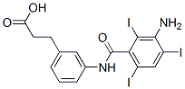 CAS#: 22708-47-0, 3-[3-[(3-Amino-2,4,6-Triiodo-Benzoyl)Amino]Phenyl]Propanoic Acid