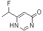 CAS 登录号：227184-11-4， 6-(1-氟乙基)-4(1H)-嘧啶酮