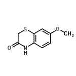 CAS 登录号：22726-30-3， 7-甲氧基-2H-1,4-苯并噻嗪-3(4H)-酮
