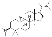 CAS 登录号:2278-38-8, (3-beta,5-alpha,20S)-N,N,N',N',4,4,14-七甲基-9,19-环孕烷-3,20-二胺