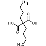CAS#: 2283-16-1, Dibutylmalonic Acid