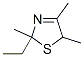 CAS#: 2289-64-7, 2-Ethyl-2,4,5-Trimethyl-5H-1,3-Thiazole