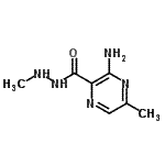 CAS 登录号：22918-44-1， 3-氨基-N',5-二甲基-2-吡嗪甲酰肼