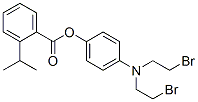 CAS#: 22954-14-9, [4-(Bis(2-Bromoethyl)Amino)Phenyl] 2-Propan-2-Ylbenzoate