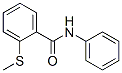CAS 登录号：22978-26-3， 2-(甲硫基)苯甲酰苯胺