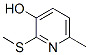 CAS#: 23003-25-0, 6-Methyl-2-(Methylthio)-3-Pyridinol