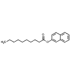 CAS 登录号：23049-40-3， 2-萘基癸酸酯