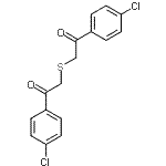 CAS 登录号：23080-23-1， 2,2'-硫烷二基二[1-(4-氯苯基)乙酮]