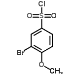 CAS 登录号：23094-96-4， 3-溴-4-甲氧基苯磺酰氯