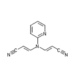 CAS 登录号：23130-57-6， (2E,2'E)-3,3'-(2-吡啶基亚氨基)二丙烯腈